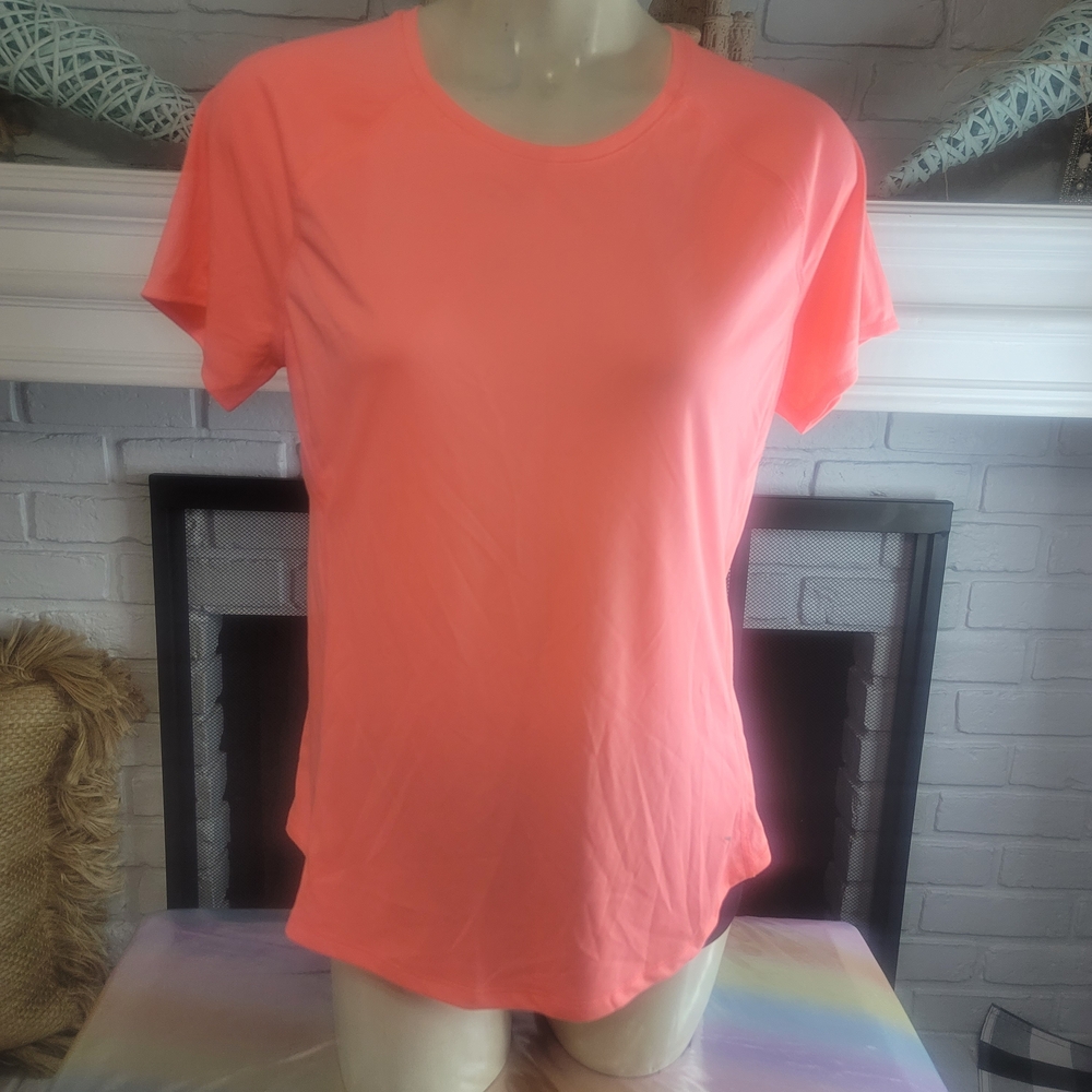 Old Navy Women's Bright Coral Short Sleeve Tee